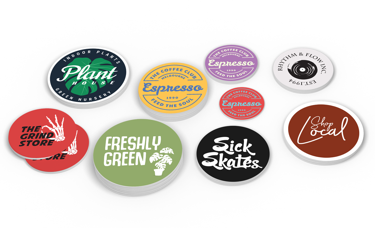 Round & Circle Stickers - Custom Stickers | StickerPress