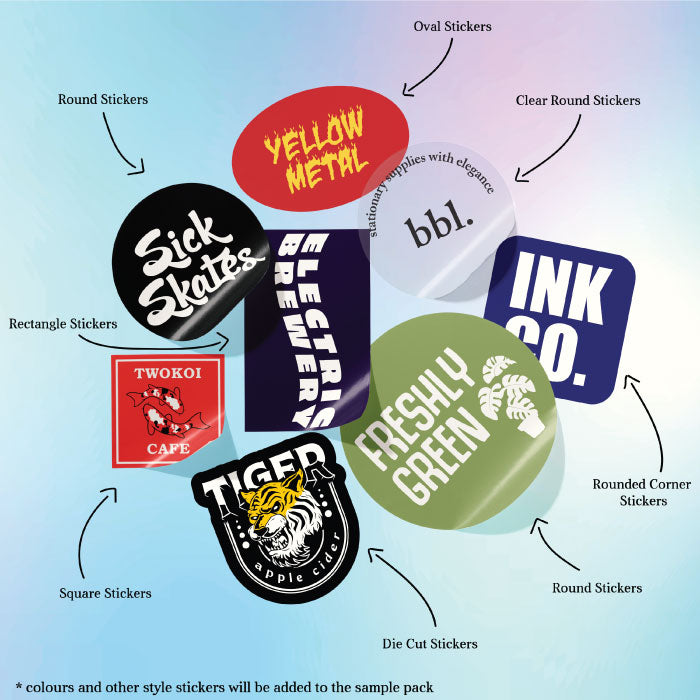 Sticker Tauer Sample StickerPress | Same day printing, no minimum order, Melbourne based